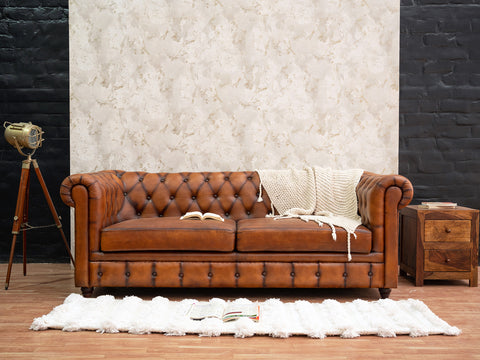 Duraster Chesterfield Traditional Three Seater Sofas #8