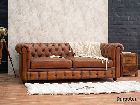 Duraster Chesterfield Traditional Three Seater Sofas #8