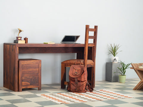 Duraster Ummed Solid Sheesham wood  Study Desk with Storage #2