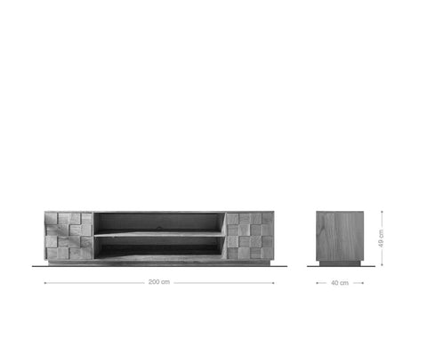 Elementary New-look Acacia TV Unit#5 - Duraster 