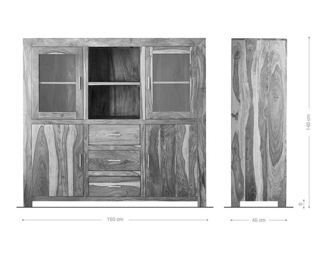 Eternal Modern Sheesham Multi Use Cabinet #7 - Duraster 