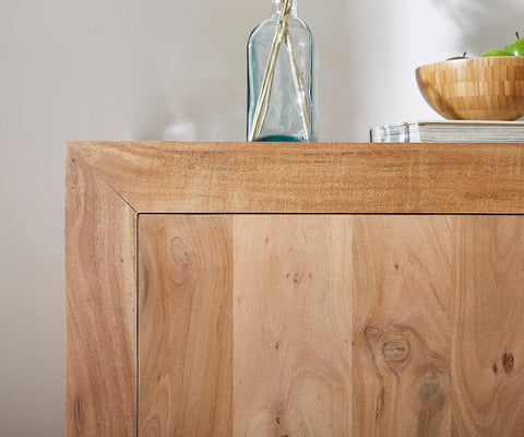Elementary Simple Acacia wood Sideboard #4 - Duraster 