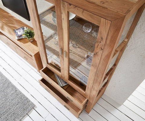 Elementary Newage Acacia Showcase Cabinet #2 - Duraster 