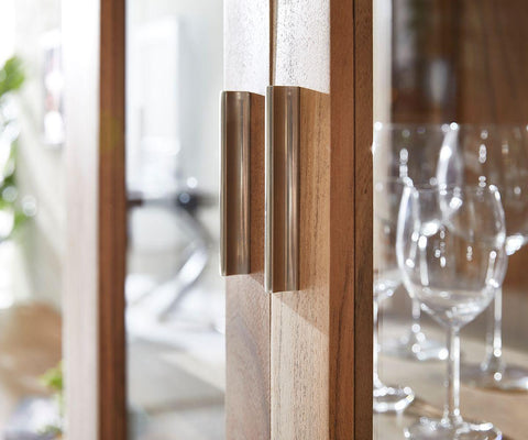 Elementary Newage Acacia Showcase Cabinet #2 - Duraster 