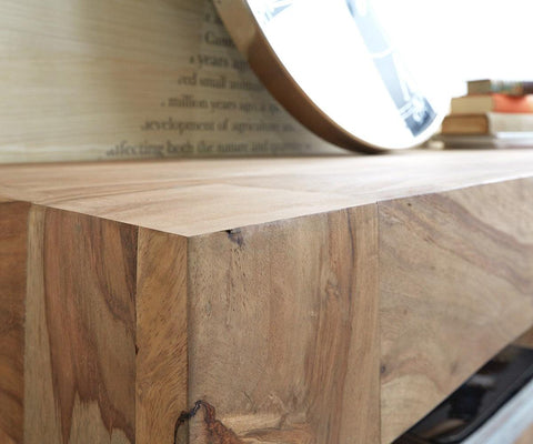 Elementary Modern Sheesham TV Unit #3 - Duraster 