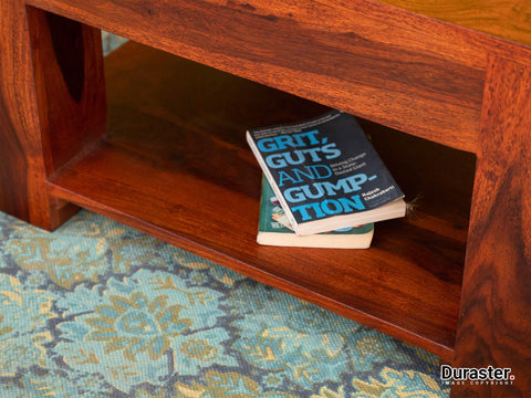 Aristocrat Solid Wood Coffee Table with Storage