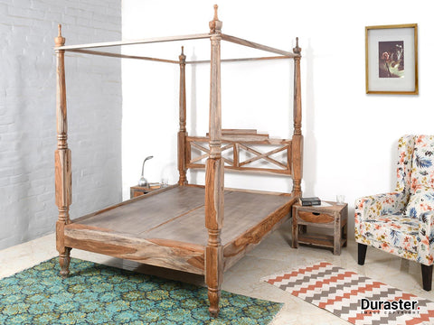 Alpaca Modern Canopy Four Poster Bed