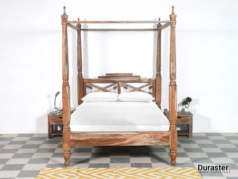 Alpaca Modern Canopy Four Poster Bed