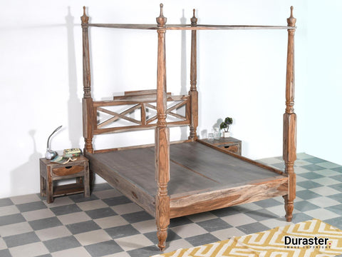Alpaca Modern Canopy Four Poster Bed
