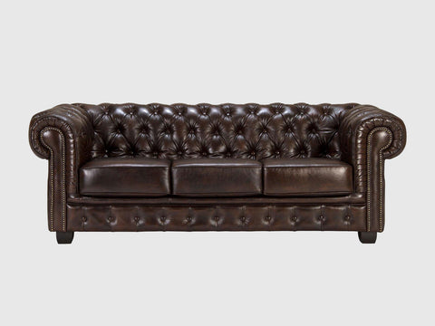 Duraster Chesterfield Traditional Set of 3 Sofas #4