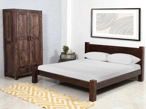 Duraster Gangaur Modern Wood King Size Bed #5