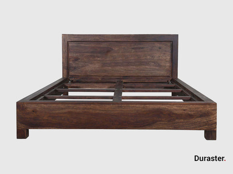 Duraster Gangaur Solid Sheesham Wood King Size Bed #1