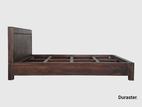 Duraster Gangaur Solid Sheesham Wood King Size Bed #1