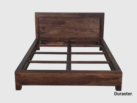 Duraster Gangaur Solid Sheesham Wood King Size Bed #1