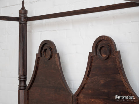Duraster Gangaur Solid Wood Four Poster Bed #6