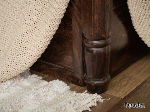 Duraster Gangaur Solid Wood Four Poster Bed #6