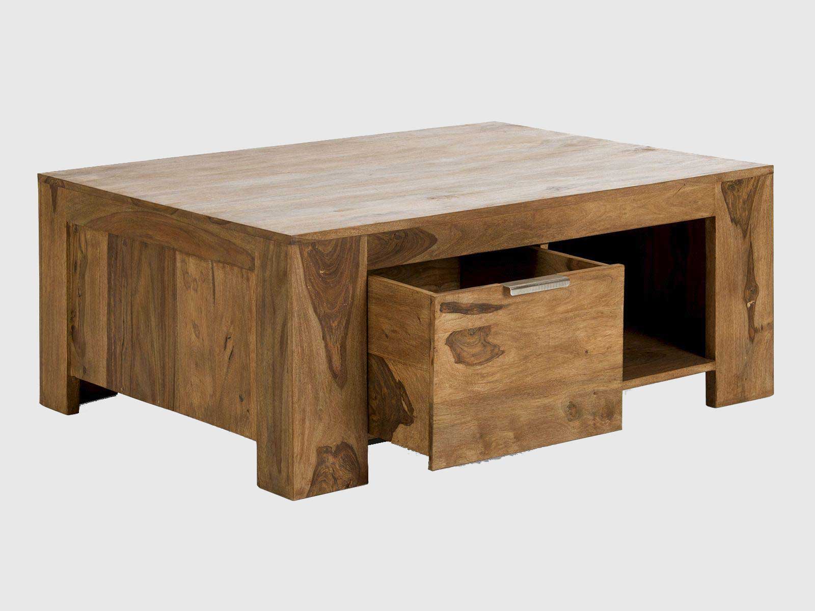 Duraster Nairobi Sheesham Wood Coffee Table with Drawer | Duraster
