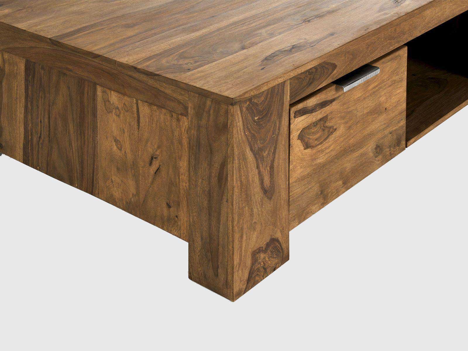 Duraster Nairobi Sheesham Wood Coffee Table with Drawer | Duraster