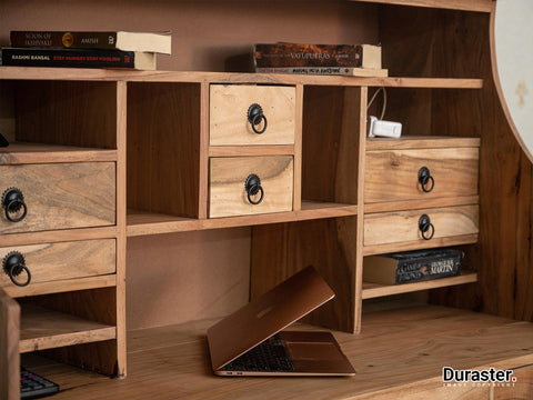 Eternal Solid Acacia wood  Secretaire Desk#1 - Duraster 