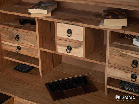 Eternal Solid Acacia wood  Secretaire Desk#1 - Duraster 