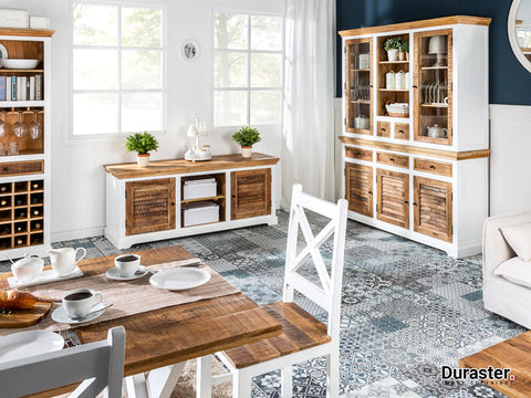 Novo Premium Solid Mango Wood Dining Set with Chairs #1 - Duraster 