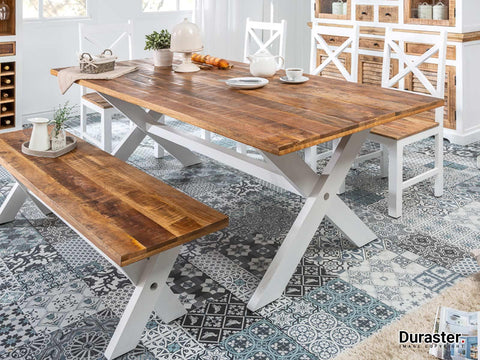 Novo Premium Solid Mango Wood Dining Set with Chairs #1 - Duraster 