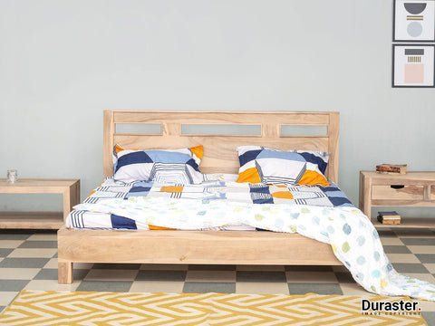 Novo Solid Sheesham wood Elegant Bed #1 - Duraster 