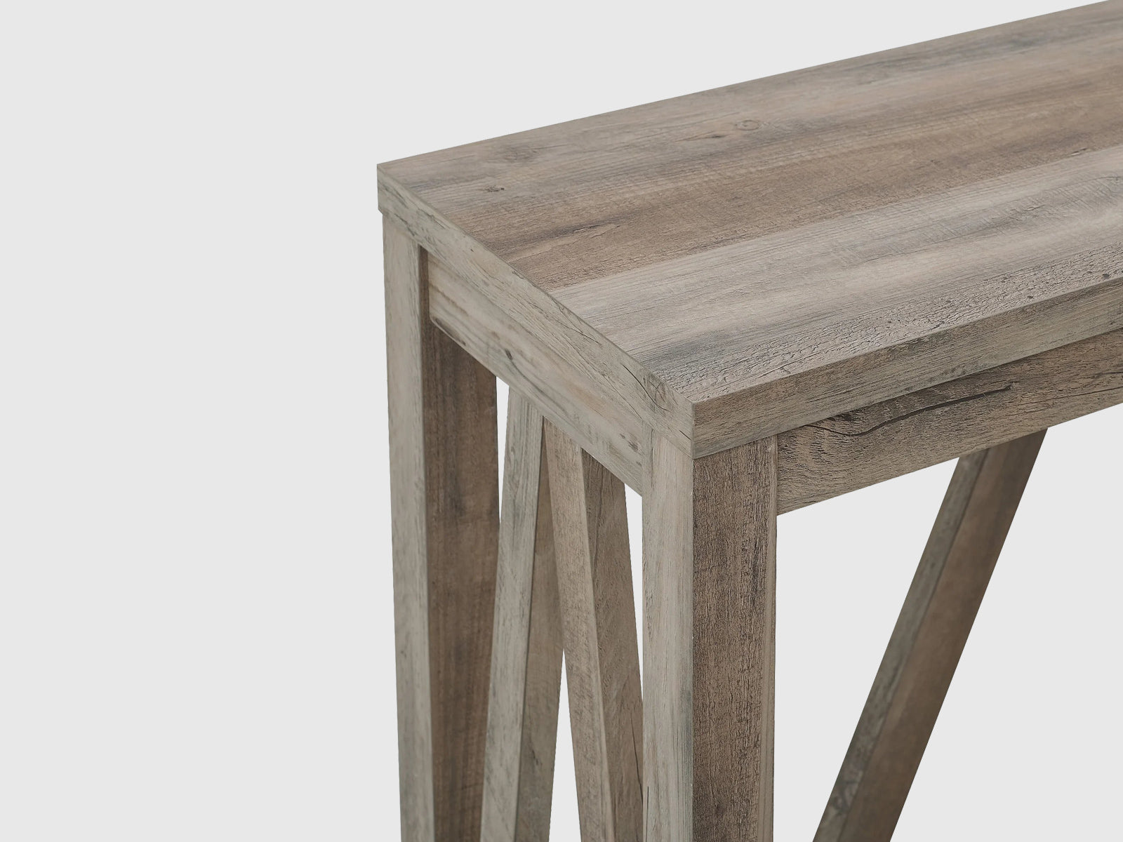 Duraster Goa Wooden Console Table (Shadow Gray) | Duraster