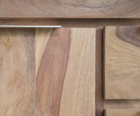 Elementary Modern Sheesham Chest of Drawers Cabinets #1 - Duraster 
