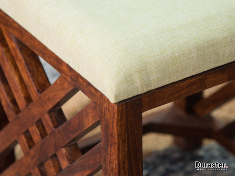 Duraster Ummed Solid Sheesham Wood Footrest Stool/Sitting Stool #1