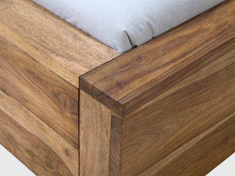 Duraster Vismit Modern Sheesham wood Storage King Size Bed #5