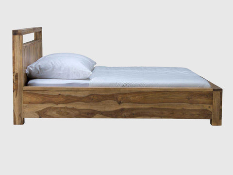 Duraster Vismit Modern Sheesham wood Storage King Size Bed #5