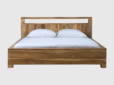Duraster Vismit Modern Sheesham wood Storage King Size Bed #5