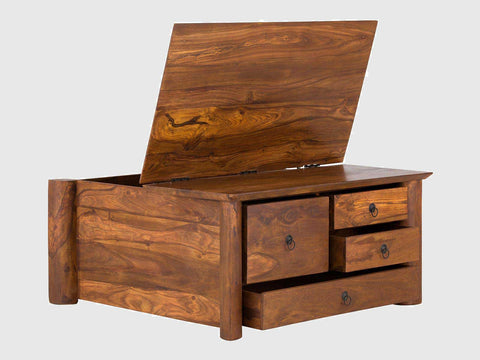 Duraster Vismit Solid Sheesham wood Coffee  Table Chest #5