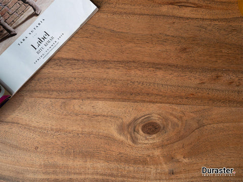 Hawkin Solid Acacia wood Handmade Live Edge Dining Table  #1 - Duraster 