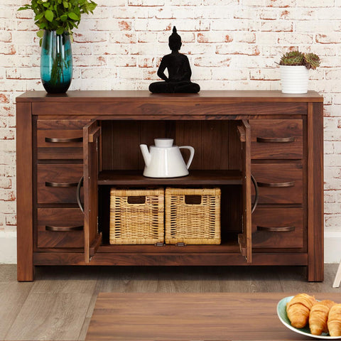 Marwar Sheesham Wood Walnut Sideboard #5 - Duraster 