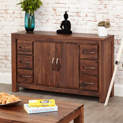 Marwar Sheesham Wood Walnut Sideboard #5 - Duraster 