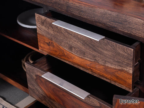 Marvel Modern Sheesham wood Chest of Drawers Cabinet #2 - Duraster 