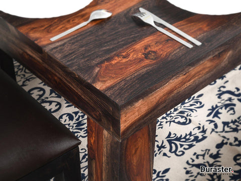 Marvel Modern Sheesham Dining Set with Cushioned Chairs (4, 6 & 8 Seater) #1 - Duraster 