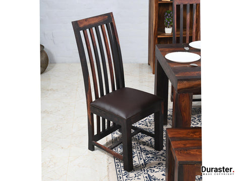 Marvel Modern Sheesham Dining Set with Cushioned Chairs (4, 6 & 8 Seater) #1 - Duraster 