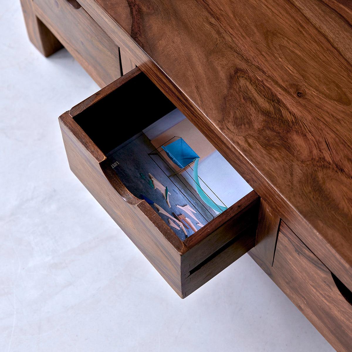Duraster Dessart Wooden Coffee Table with Storage | Duraster