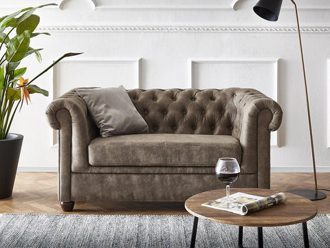 Norwich Traditional 2- Seater Chesterfield Sofa #22 - Duraster 