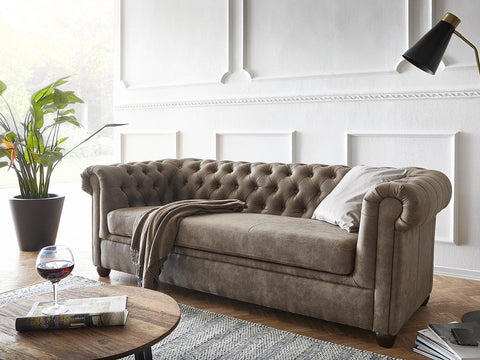 Norwich Traditional Chesterfield 3 Seater Sofa #25 - Duraster 