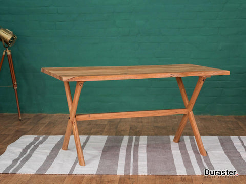 Hawkin Solid wood Handmade Live Edge Dining Set #1 - Duraster 