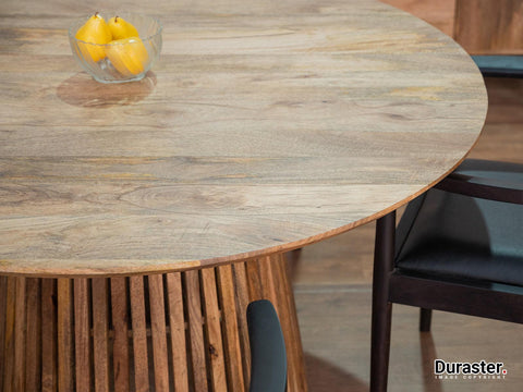 Mango Wood Round Dining Table 