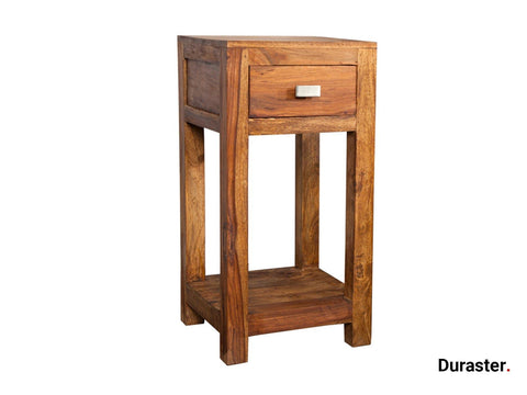 Rio Solid Sheesham 1 Drawer Sidetable#1 - Duraster 