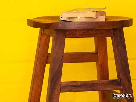 Vismit Modern Sheesham wood Bar Stool #1 - Duraster 