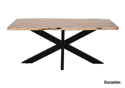 Verge Modern Acacia Live Edge Dining Table #1 - Duraster 