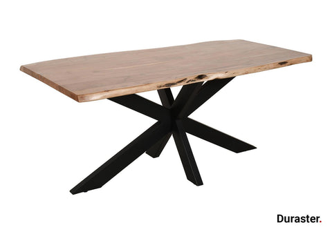 Verge Modern Acacia Live Edge Dining Table #1 - Duraster 