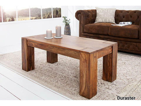 Torpedo Modern Sheesham Wood Coffee Table #3 - Duraster 